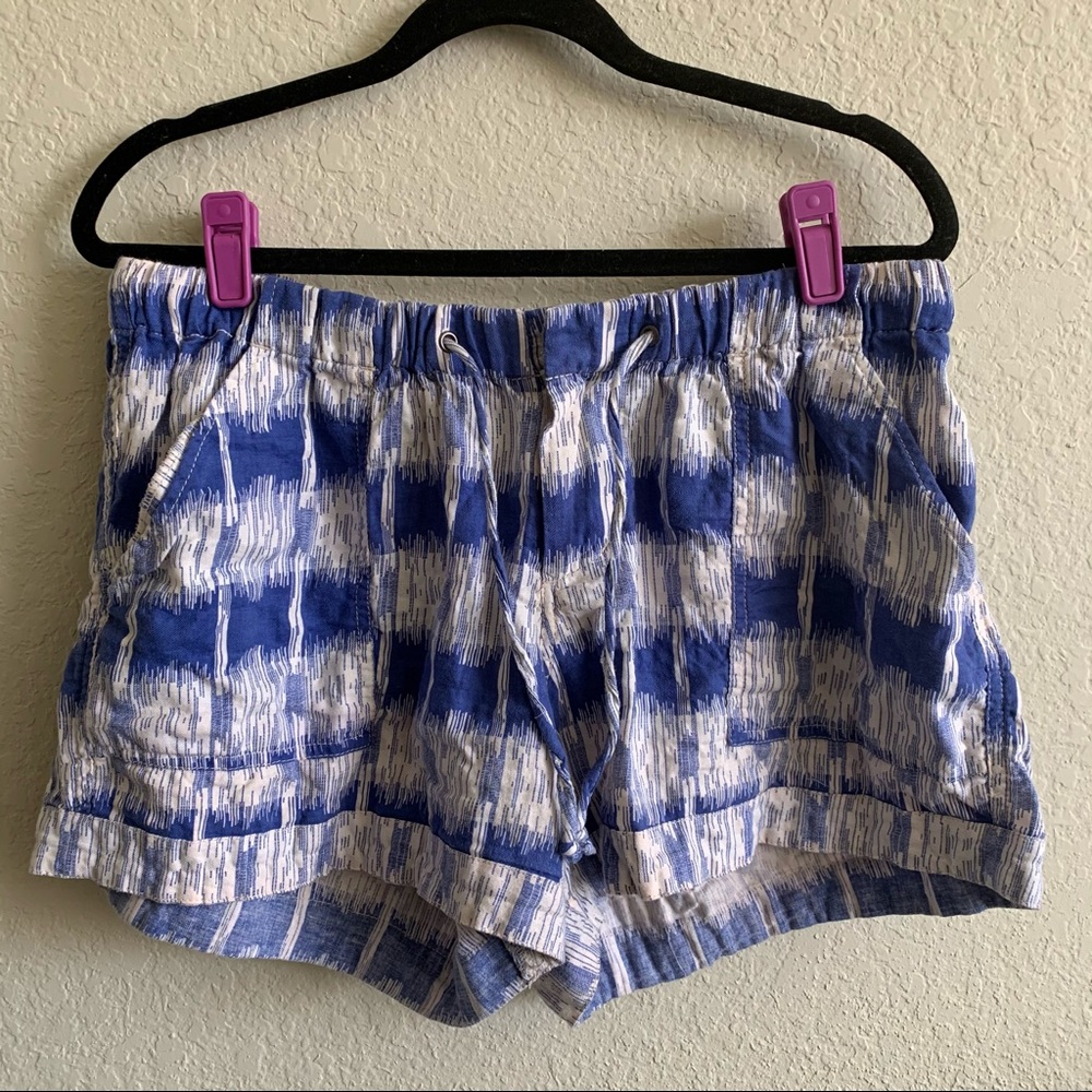Mossimo Blue & White Shorts